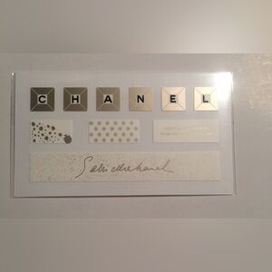 Chanel keyboard sticker sheet